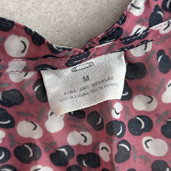 pins & needles Sheer Apple Print Blouse ASO Molly Hooper Sherlock - Picture 5 of 9